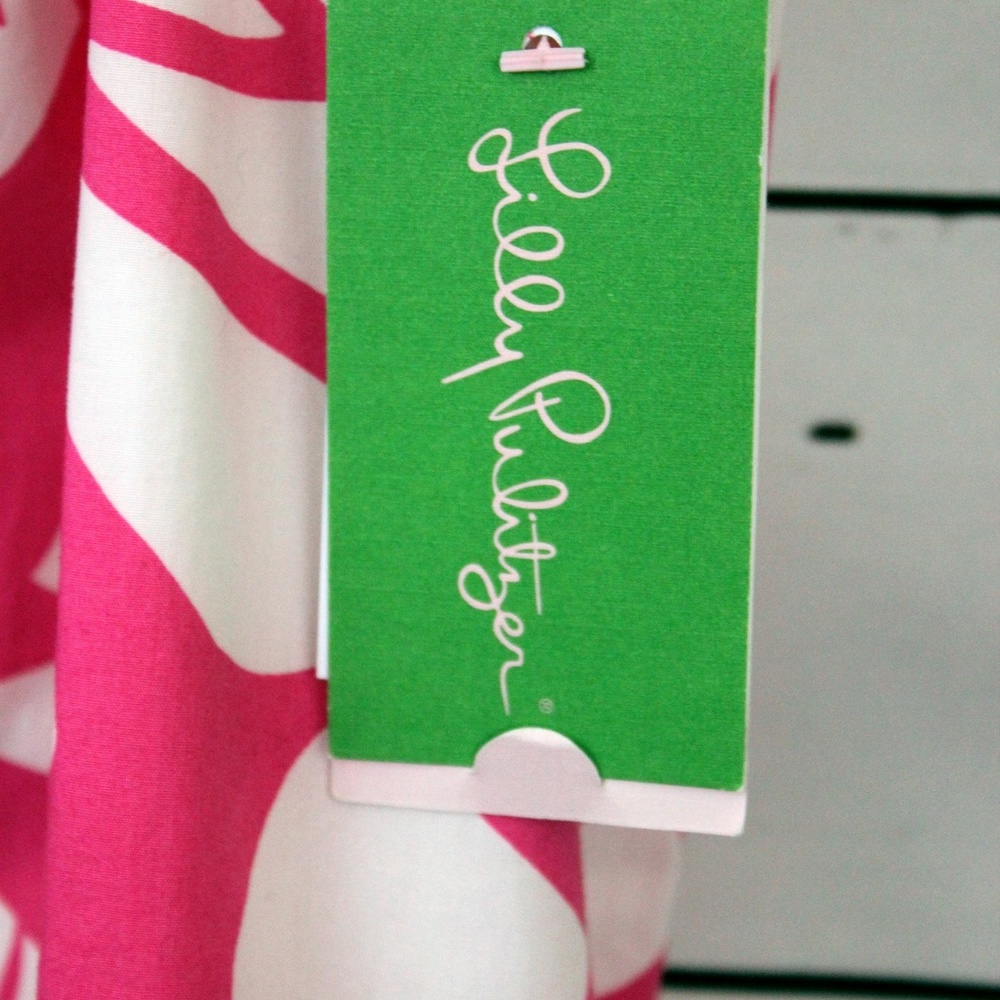 SOLD Lilly Pulitzer Floral Shift Keyhole Dress - Picture 8 of 8